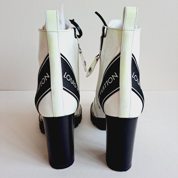 Louis Vuitton Patent Calfskin Star Trail Ankle Boots Size 36.5 - Picture 8 of 16